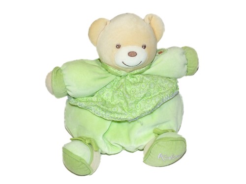 Doudou lapin vert kaloo - vert, cm