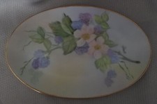 Hand Painted Porcelain Oval