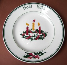 Assiette Noël 1933 en