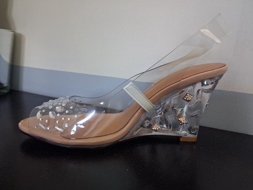 Sandales transparent talon - sandales,
