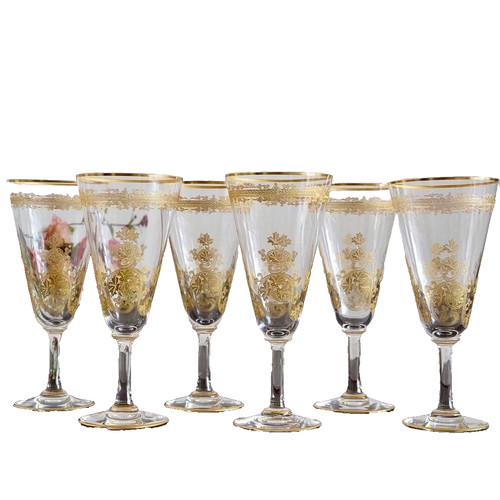 Old baccarat lafayette - baccarat, gold