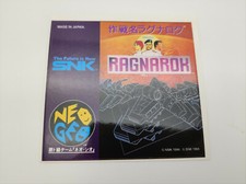 Autocollant Ragnarok Version Japon NEO GEO AES Neuf