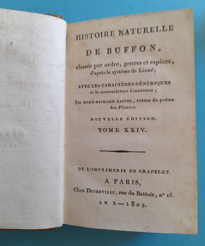 Buffon histoire naturelle - naturelle,