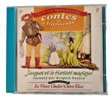 JACQUES ET LE HARICOT MAGIQUE par BRIGITTE FOSSEY Contes et chansons, CD ENFANTS