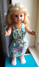 Vintage Grande Poupée Poupon 55cm Blonde avec Vêtement et Chaussures