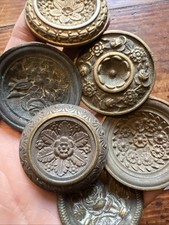 Quincaillerie Lot Divers Poignées & Bouton de Meuble Ameublement Bronze Q 79