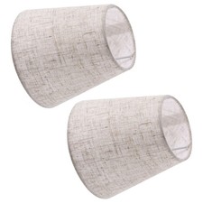  2 Pcs Abat-jour Tissu En