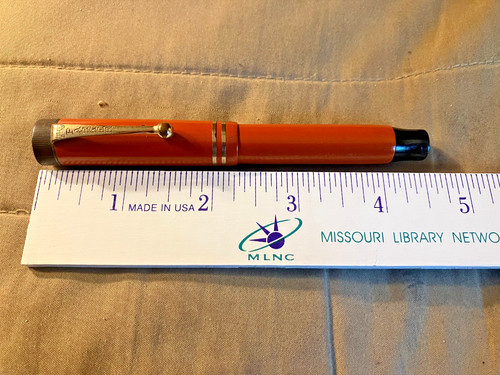 Parker duofold red orange - red,