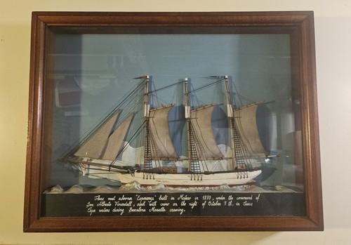 Diorama bateau ancien