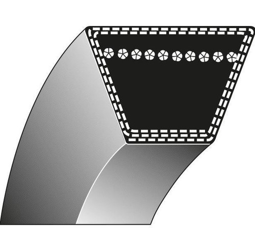Courroie trapezoïdale pour - trapezoïdale,