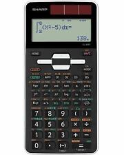 Calculatrice scientifique Sharp modèle standard pythagoricien EL-509T-WX blanc