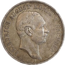 5 Marks Frederic Auguste III -