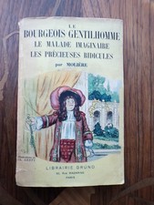 947 Molière Le bourgeois gentilhomme Le malade Gründ  bibliothèque précieus