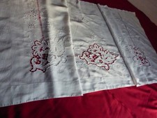 DEVANT DE DRAP ANCIEN LIN