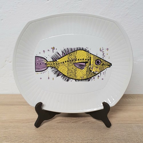 Assiette service poisson - de, à