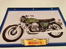 Moto Guzzi 850 T3 1975 fiche carte moto passion collection Atlas
