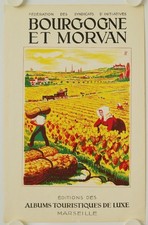 Affiche Tourisme BOURGOGNE ET