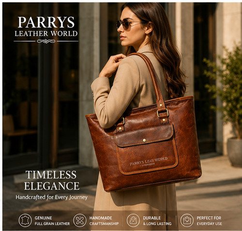 Sac main cuir - en, véritable