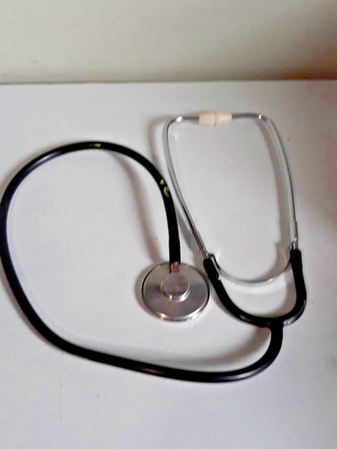 Stethoscope black single head - stethoscope,