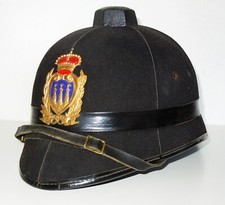 ANCIEN CASQUE POLICE REPUBLIQUE DE SAINT-MARIN - OBSOLETE POUR  COLLECTION