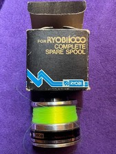 moulinet Ryobi 1000  - Spare Spool -bobine rechange aluminium + fil fluo 18/100