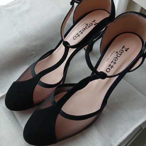 Repetto strap pumps - t, black