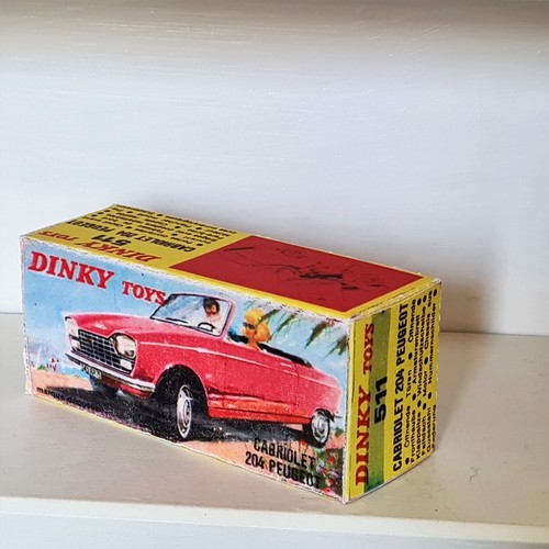 Dinky toys boite vide repro - boite,
