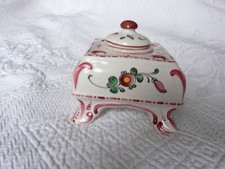 encrier porte plume faïence