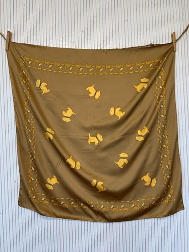 Foulard carré 90cm chien - foulard,