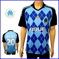 Maillot de foot Olympique Marseille OM vintage rétro rare Adidas Ben Arfa 