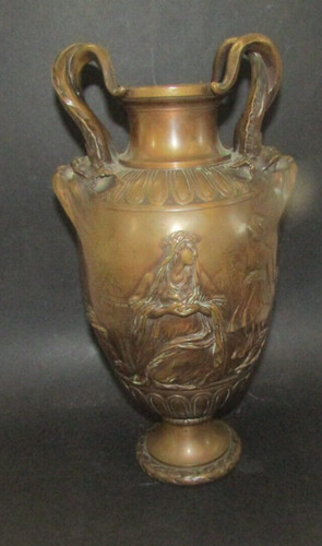 Urne vase bronze f - urne,