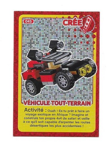 Carte lego 2018 - lego, n°045