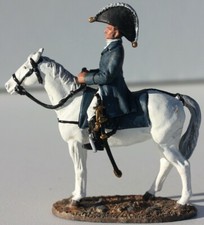 DEL PRADO - CAVALIER EMPIRE EN PLOMB PEINT - Wellington à Salamanque 1812- 10 cm