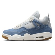 Air Jordan 4 Rétro Femme 37 38 39 40 41 Chaussures de Sport Hautes Jeans Garçon