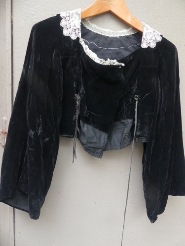Costume breton gilet velour - gilet,