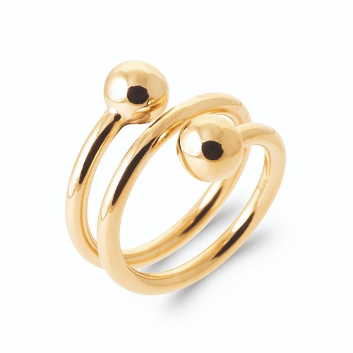 Bague plaqué 18 carats - bague, en