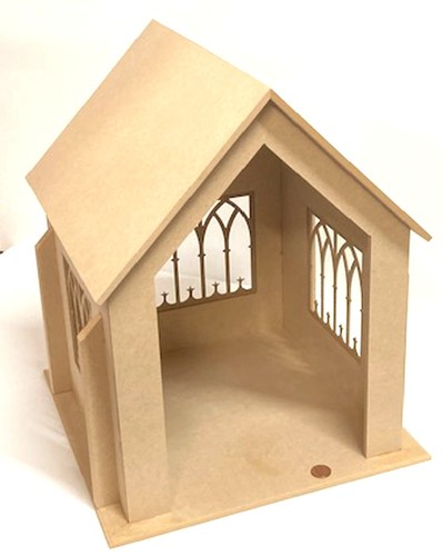 Poupées maison église - maison,
