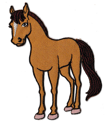 écusson patche poulain cheval - Écusson,