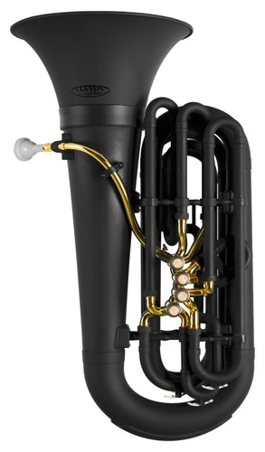Tuba sib plastique noir - tuba,