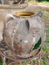 Buire cruche en terre vernissée Poterie d'époque XVIIIe