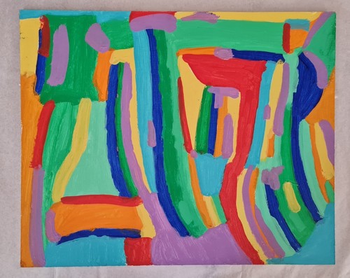 Tableau abstrait contemporain