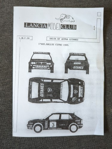 Decal lancia delta - delta, hf