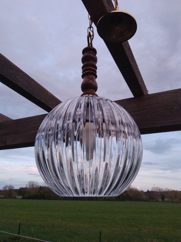 Suspension boule verre - suspension, en
