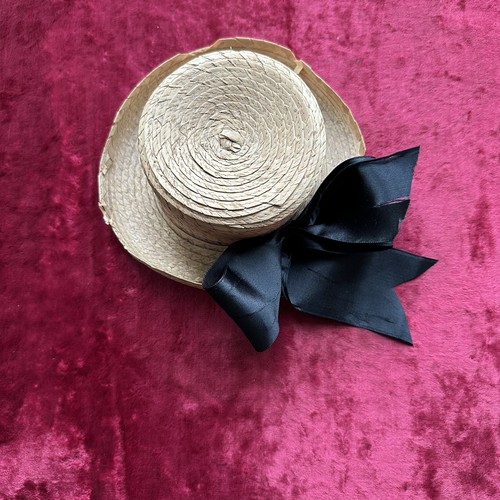 Chapeau paille ancien - paille,