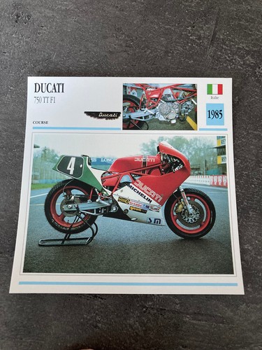 Carte fiche moto - fiche, collection