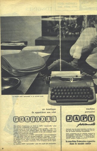 Publicite advertising 1959 - advertising,