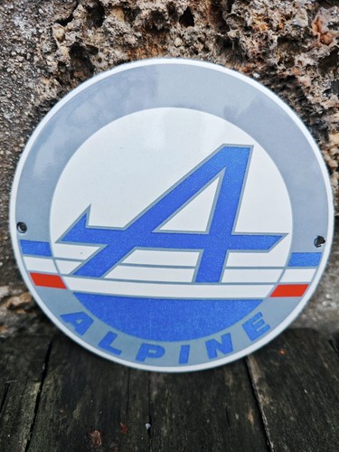 Plaque émaillée alpine - émaillée,