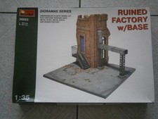 MAQUETTE WW2 DECOR RUINE D'USINE DIORAMA MINIART (36053) 1/35 - 1.35eme