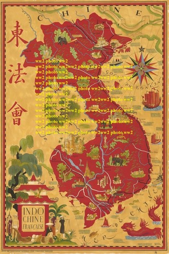 Affiche indochine indo tonkin - affiche,