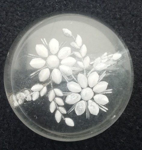 Ancienne broche lucite - broche, en